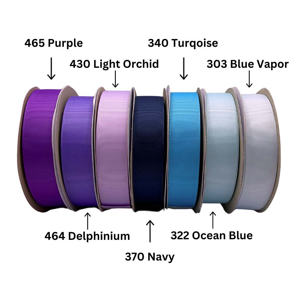 Grosgrain Purple & Blue